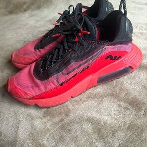 Nike Red and Black Athletic Shoes